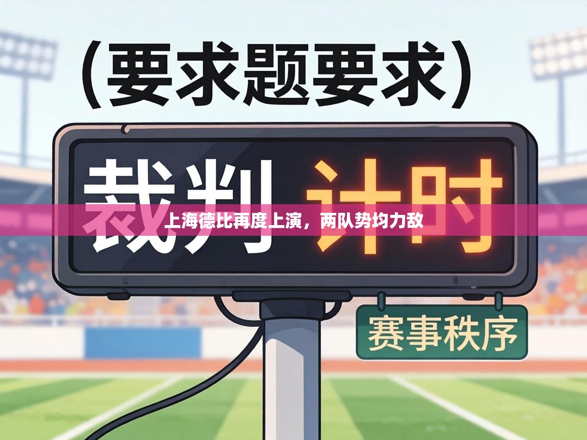 上海德比再度上演,两队势均力敌 第1张